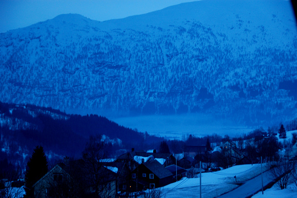Myrkdalen, Voss the blue hour