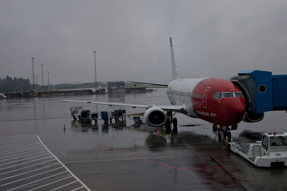 Leaving a rainy Bergen
